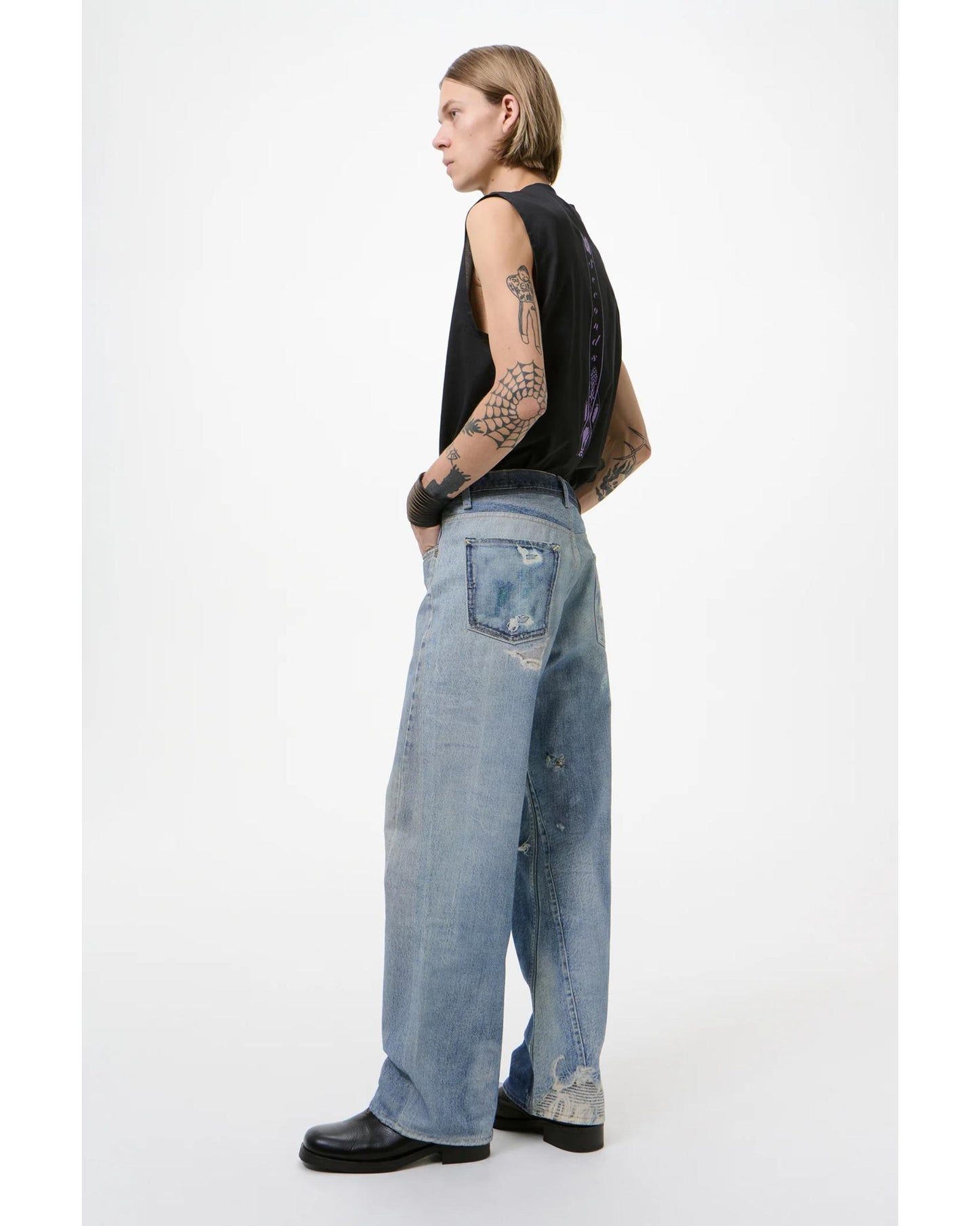 THIRD CUT DIGITAL DENIM PRINT  4205TDD