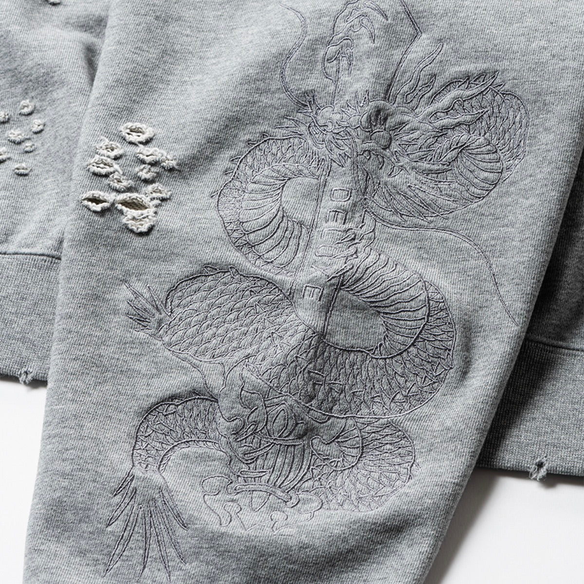DAMAGE CREW SWEAT (TIGHTBOOTH x DELUXE)