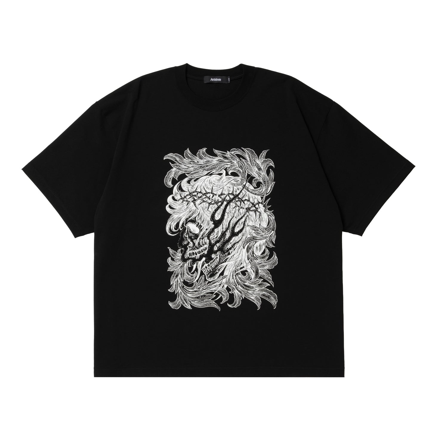 Pima Cotton S/S Tee (Leaf Skull)