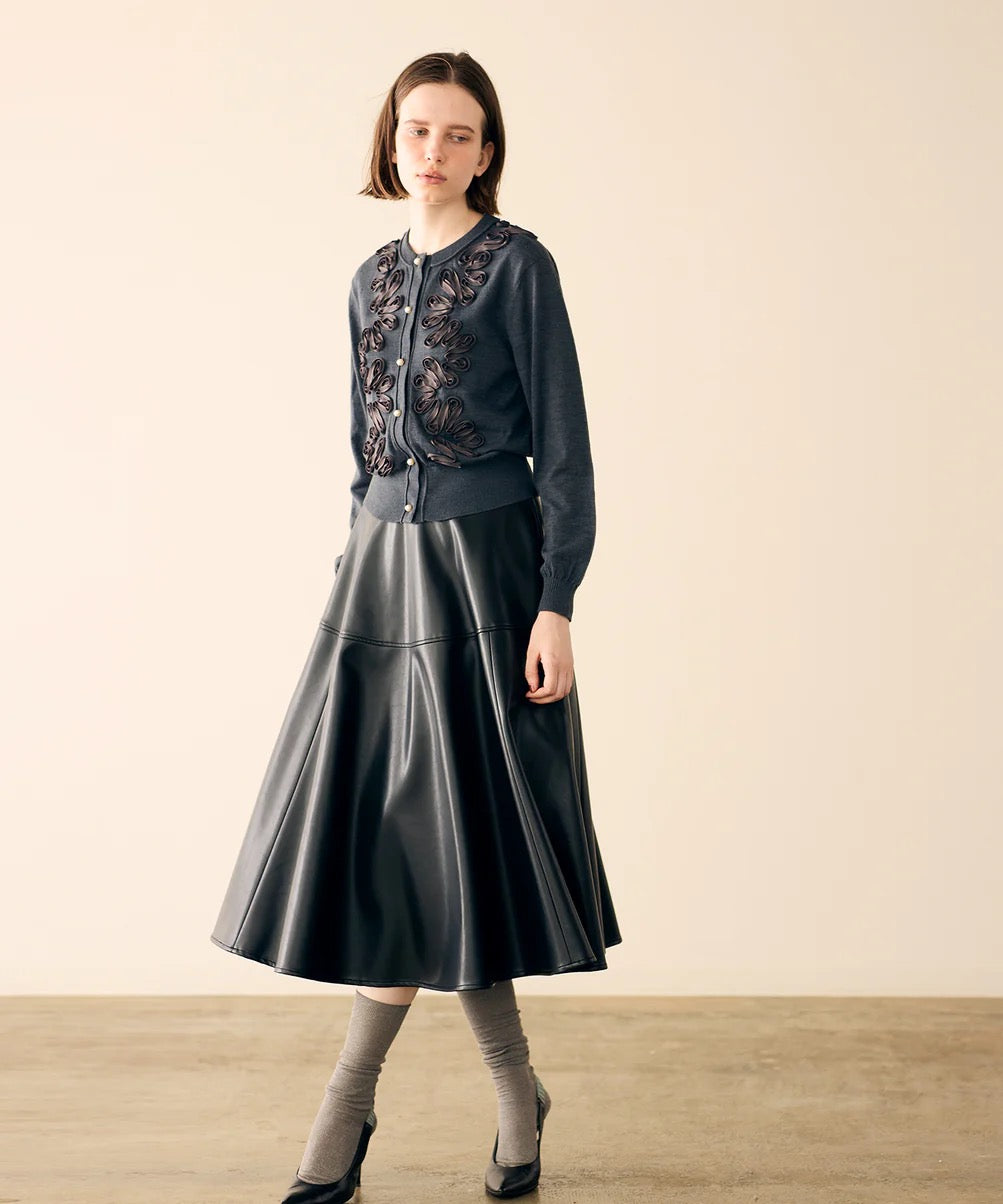 code embroidery cardigan