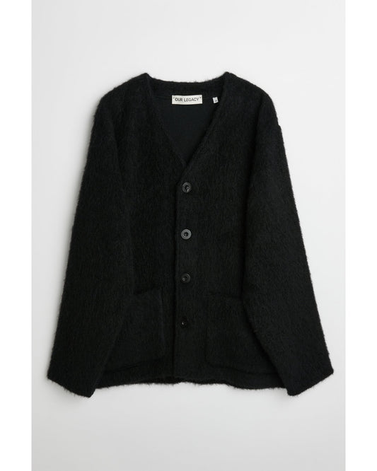 MOHAIR CARDIGAN  BLACK
