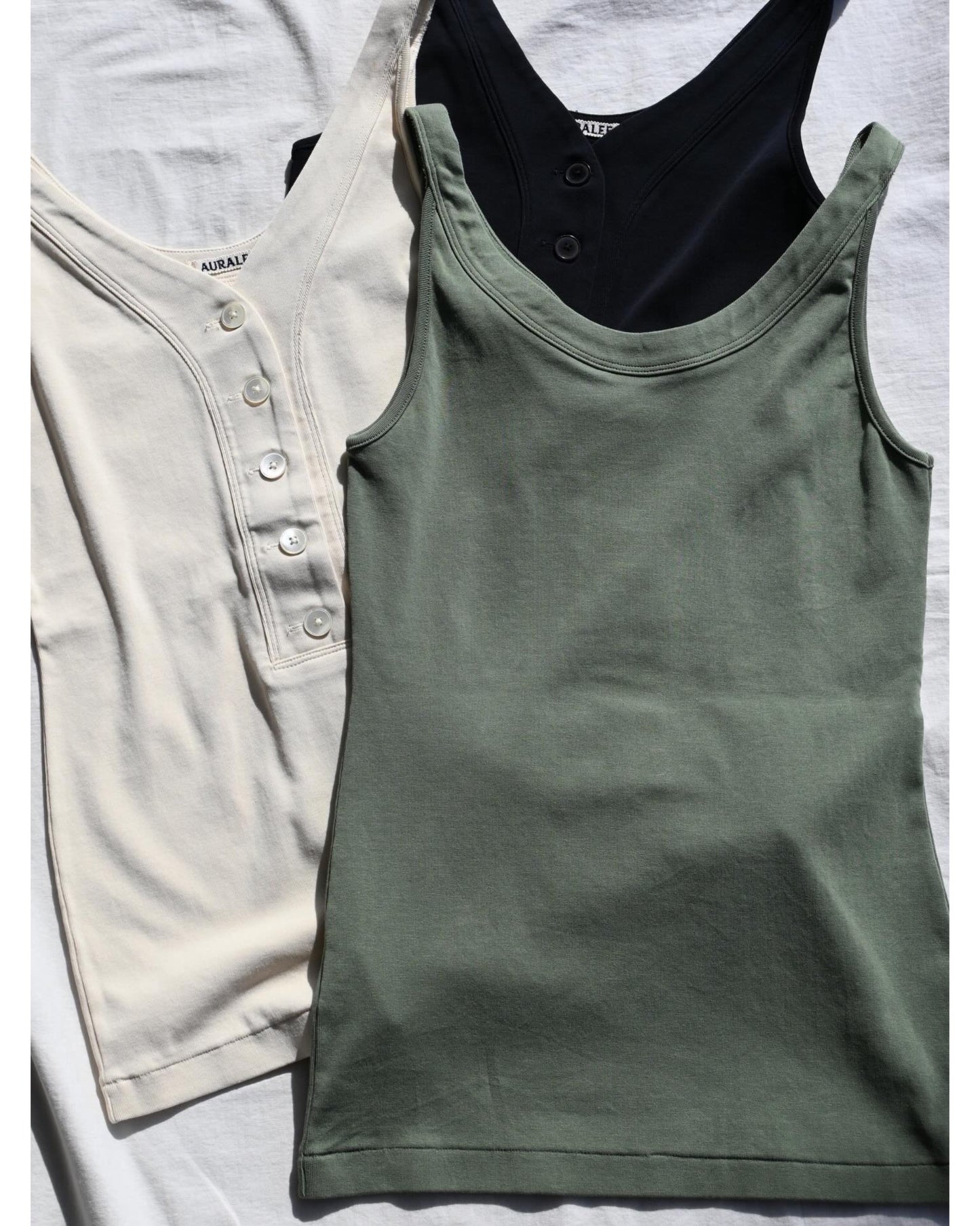 ORGANIC COTTON FINE RIB TANK