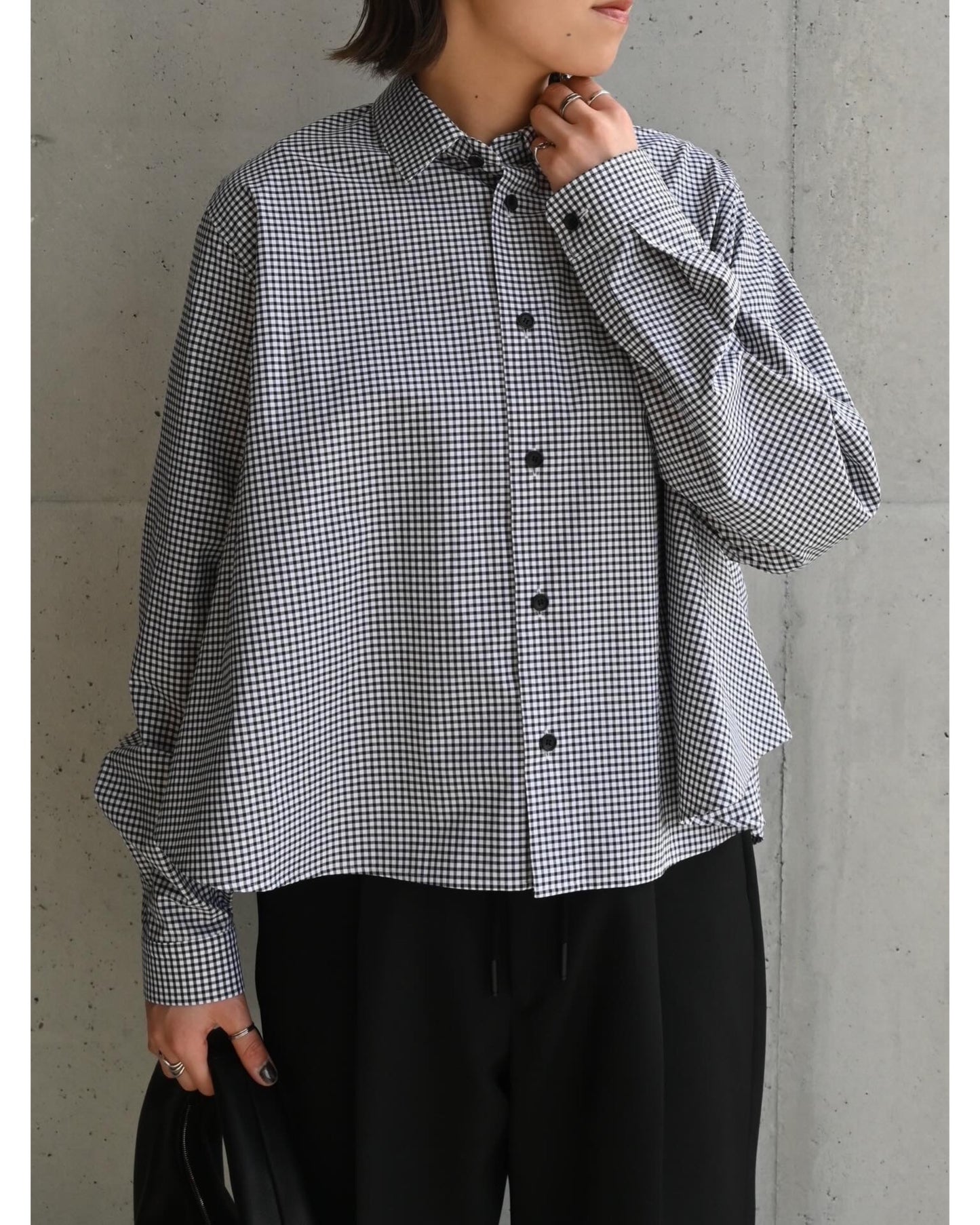 RERACS REGULAR COLLAR A-LINE SHIRT
