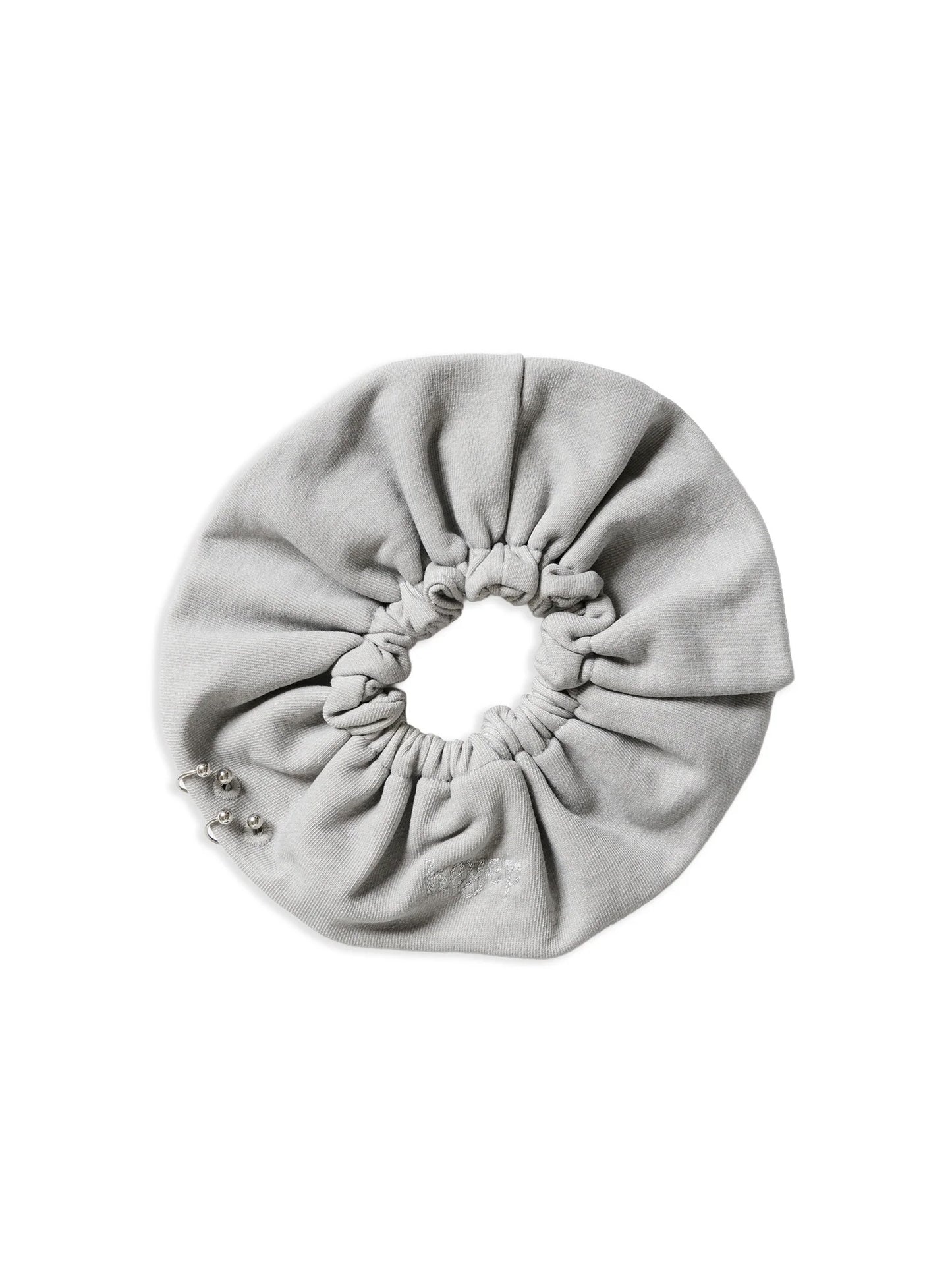 Pierced Sweatshirt Scrunchie