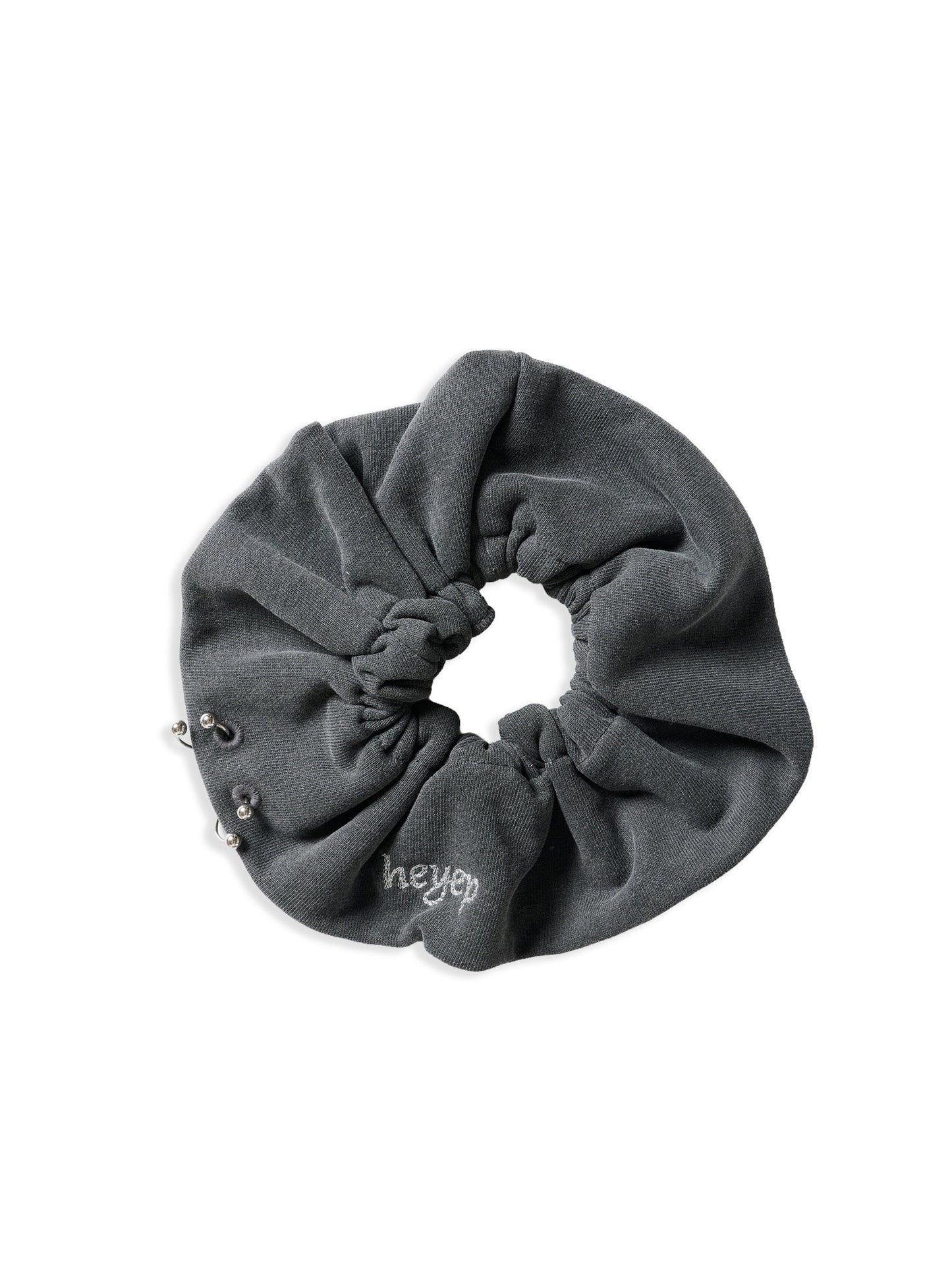 Pierced Sweatshirt Scrunchie
