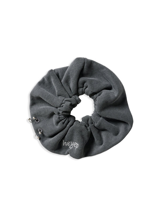 Pierced Sweatshirt Scrunchie