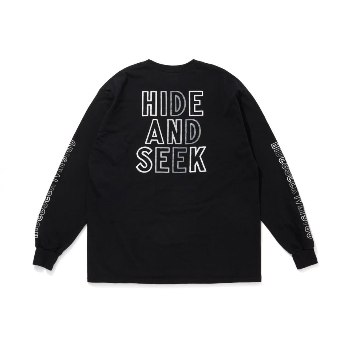 トップス XL Hide and Seek Toru Nishiura L/S Tee HIDEANDSEEK×Toru Nishiura” Original H&S L/S Tee – TIME AFTER TIME