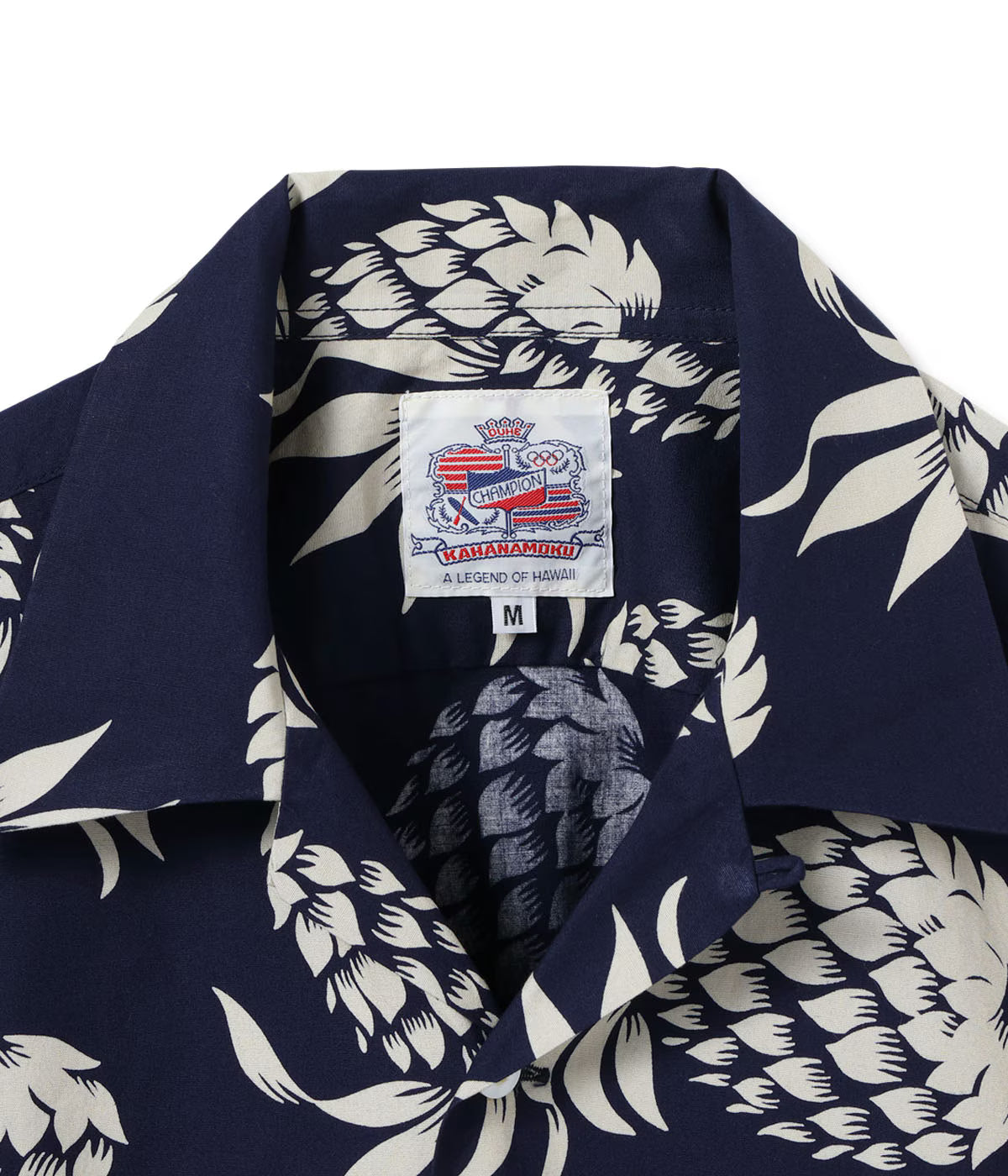 DUKE KAHANAMOKU COTTON HAWAIIAN SHIRT “DUKE'S PINEAPPLE” DK37811