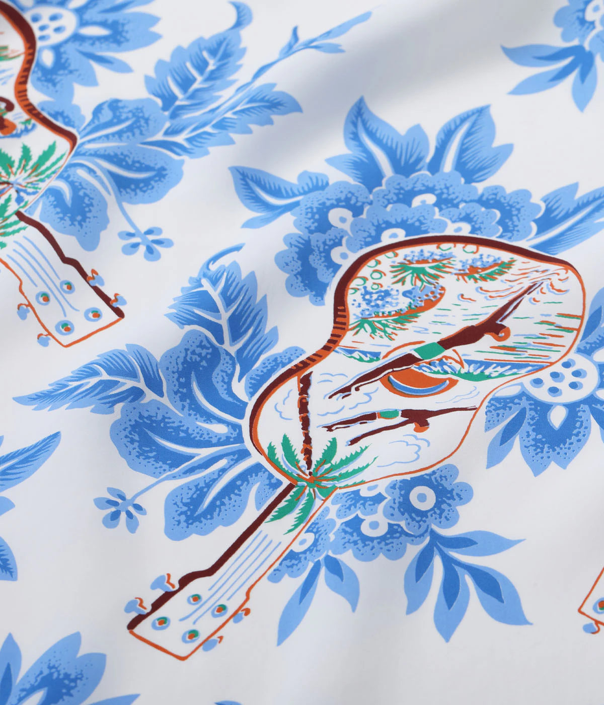 RAYON HAWAIIAN SHIRT “UKULELE MELODY”SS39613