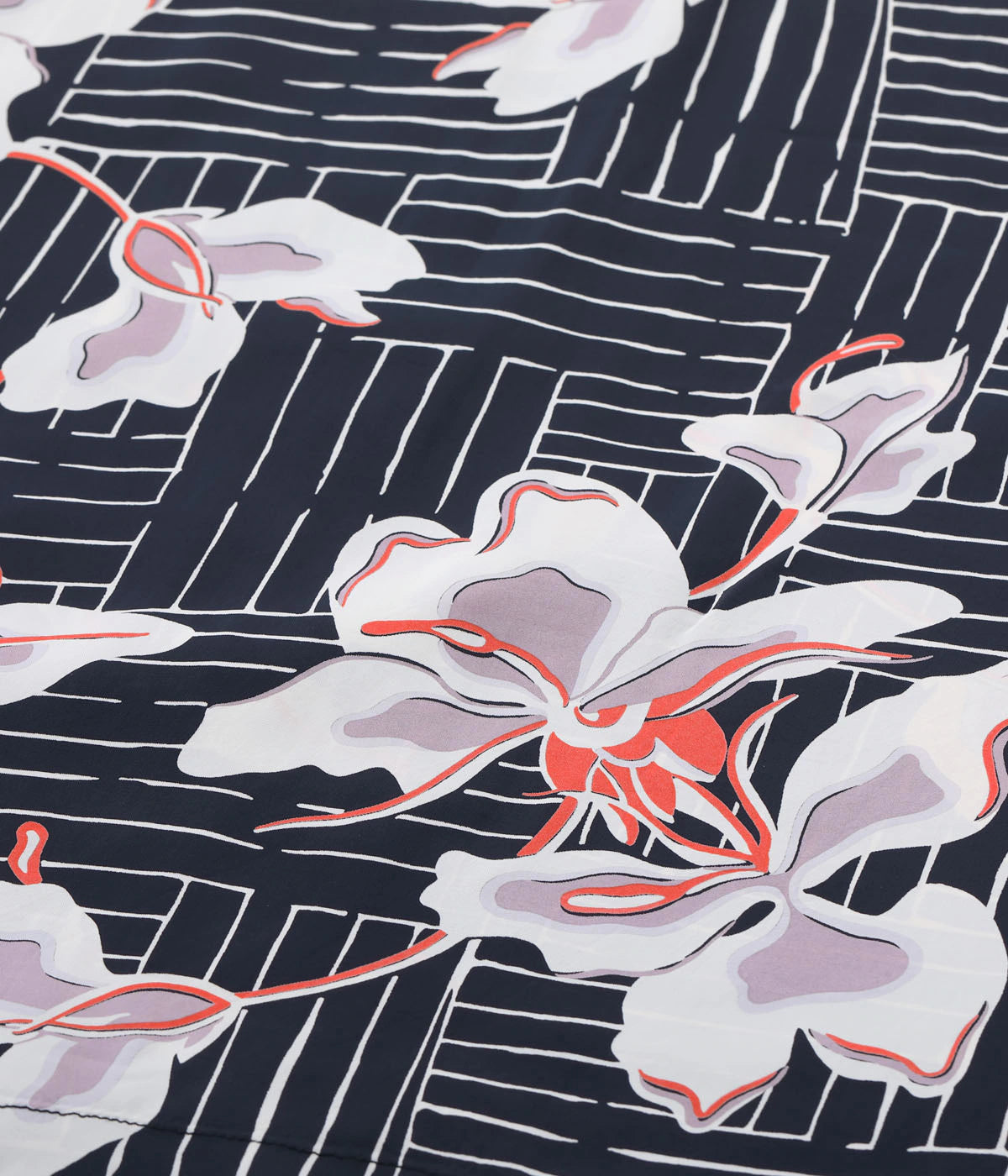 RAYON HAWAIIAN SHIRT “WHITE GINGER”SS39615