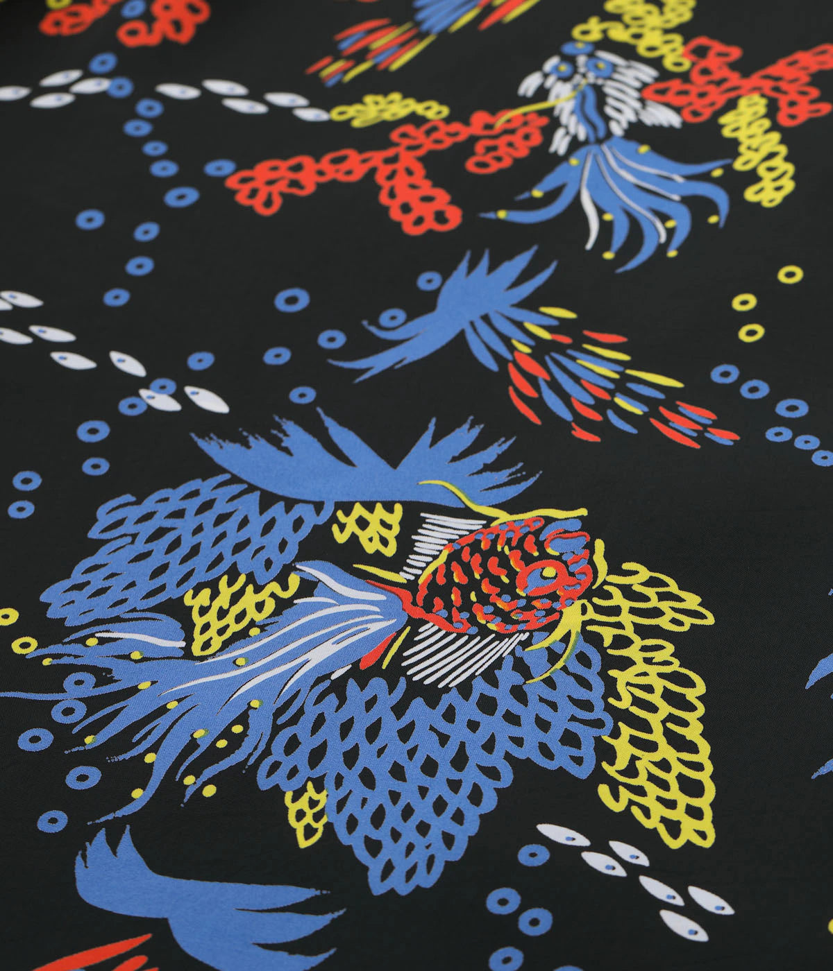 RAYON HAWAIIAN SHIRT “TROPICAL FISH” SS39626