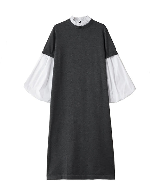 14g wool 2way sleeve one-piece