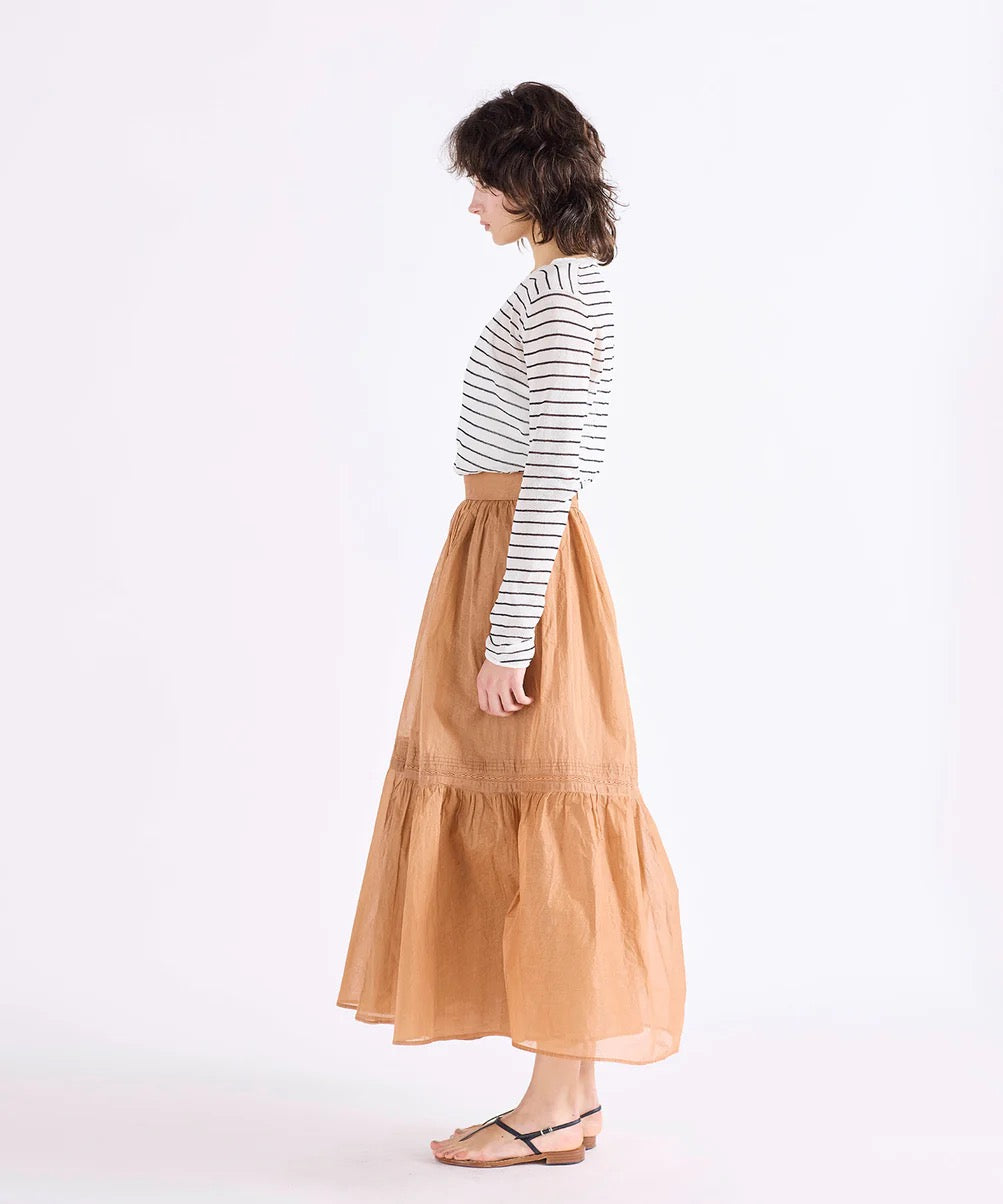 14G sheer paper knit