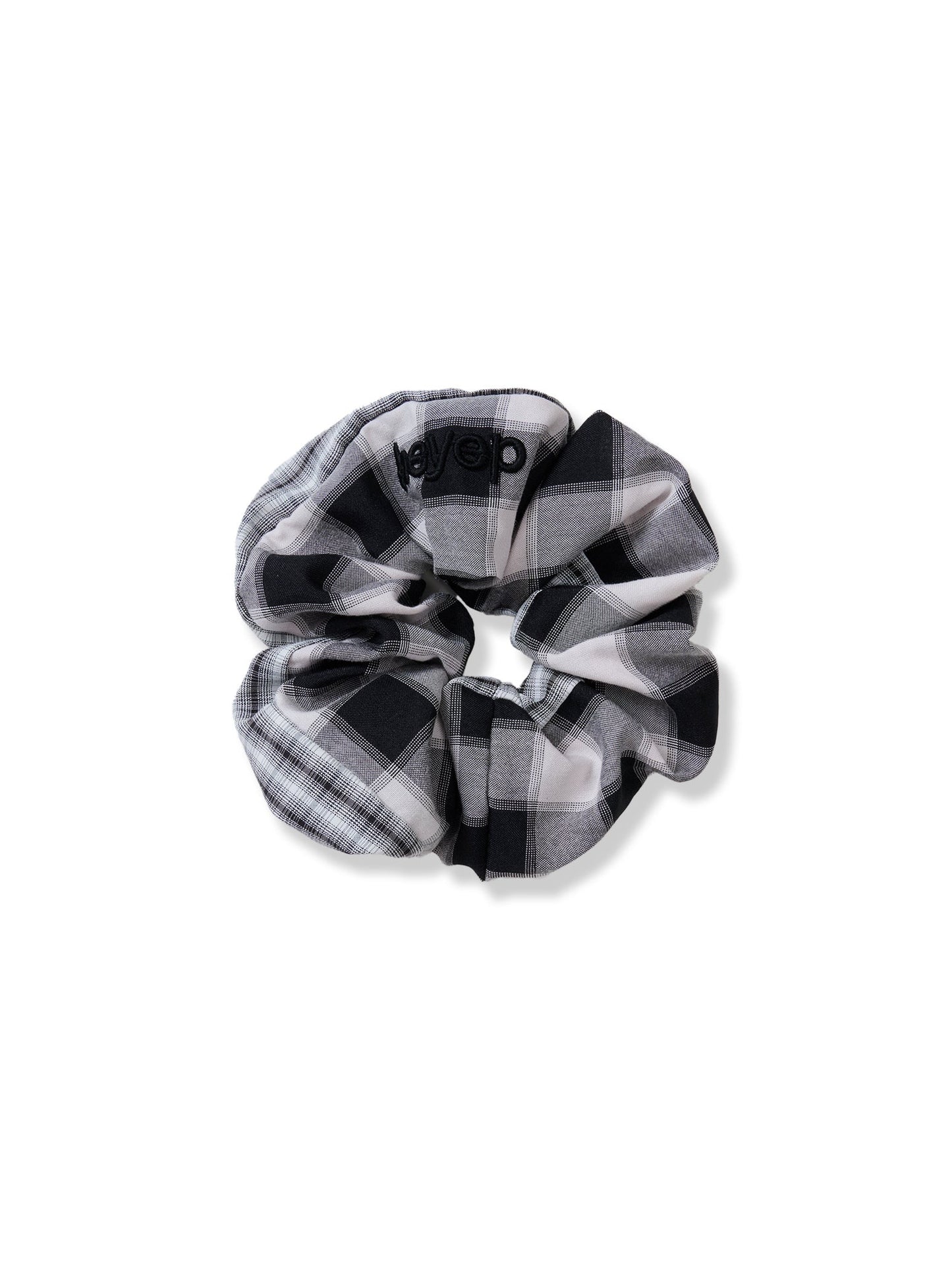 Dual Check Scrunchie