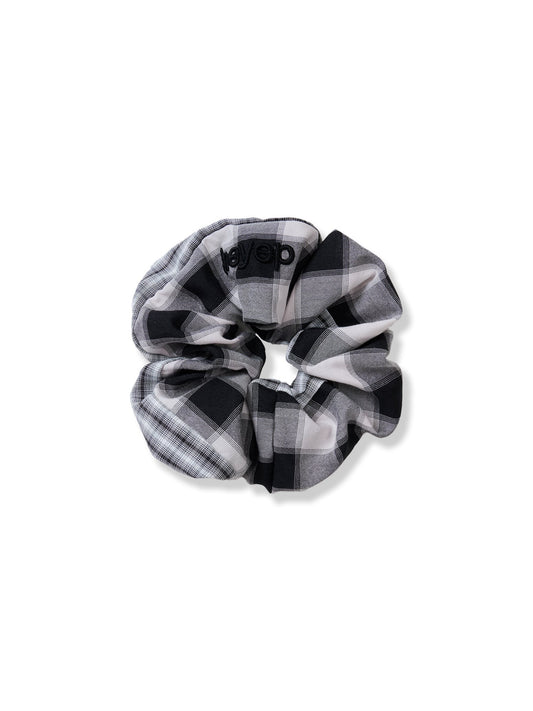 Dual Check Scrunchie