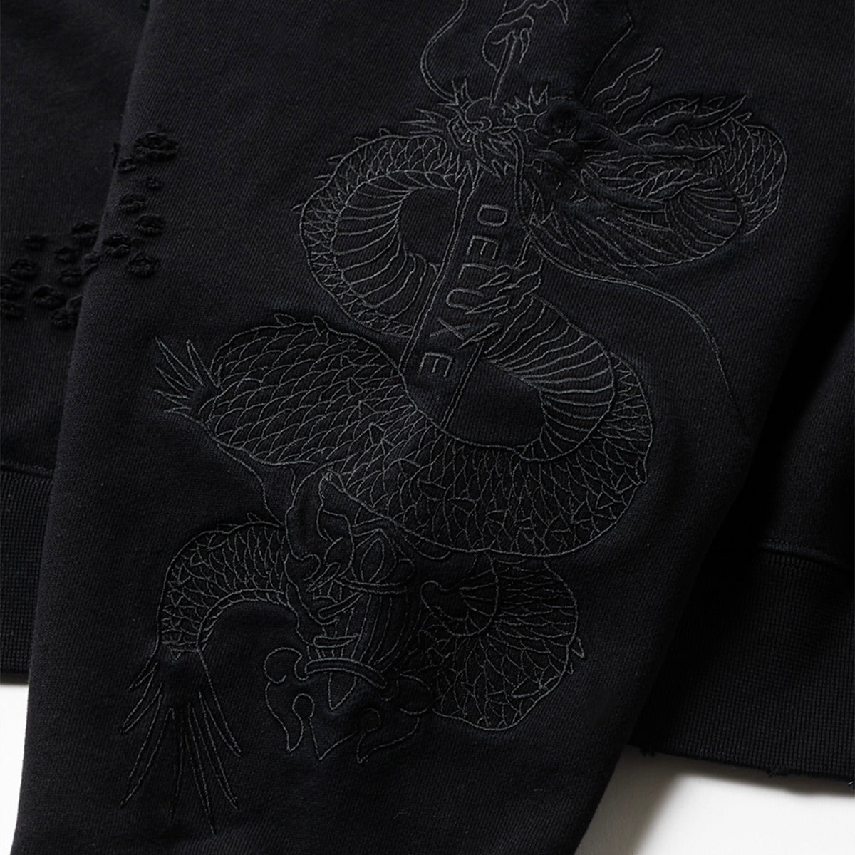DAMAGE CREW SWEAT (TIGHTBOOTH x DELUXE)
