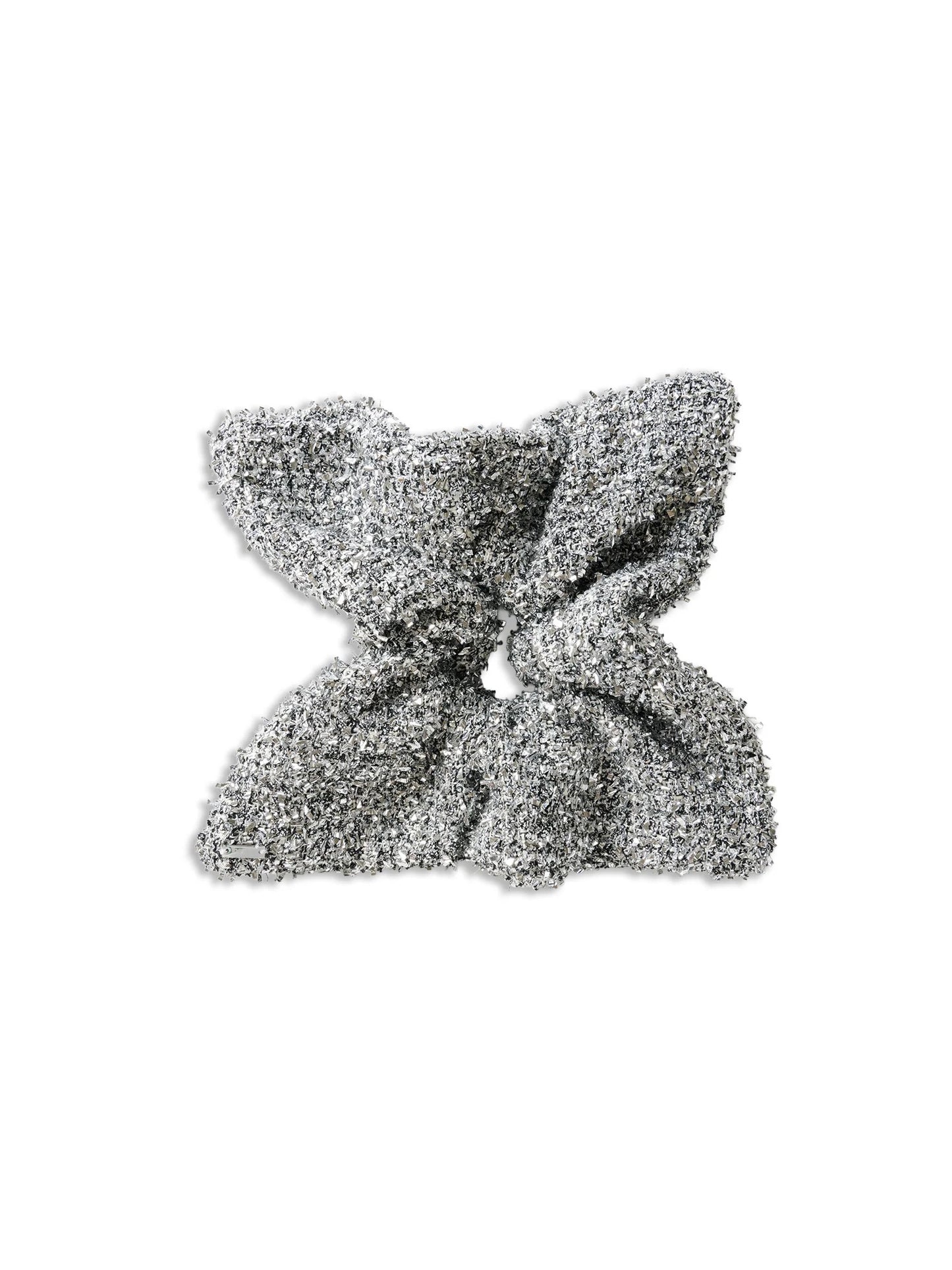 Tweed Shimmer Scrunchie - Medium