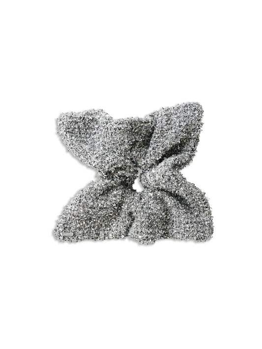 Tweed Shimmer Scrunchie - Medium
