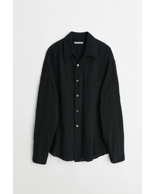 COCO SHIRT WASHED BLACK AIR COTTON