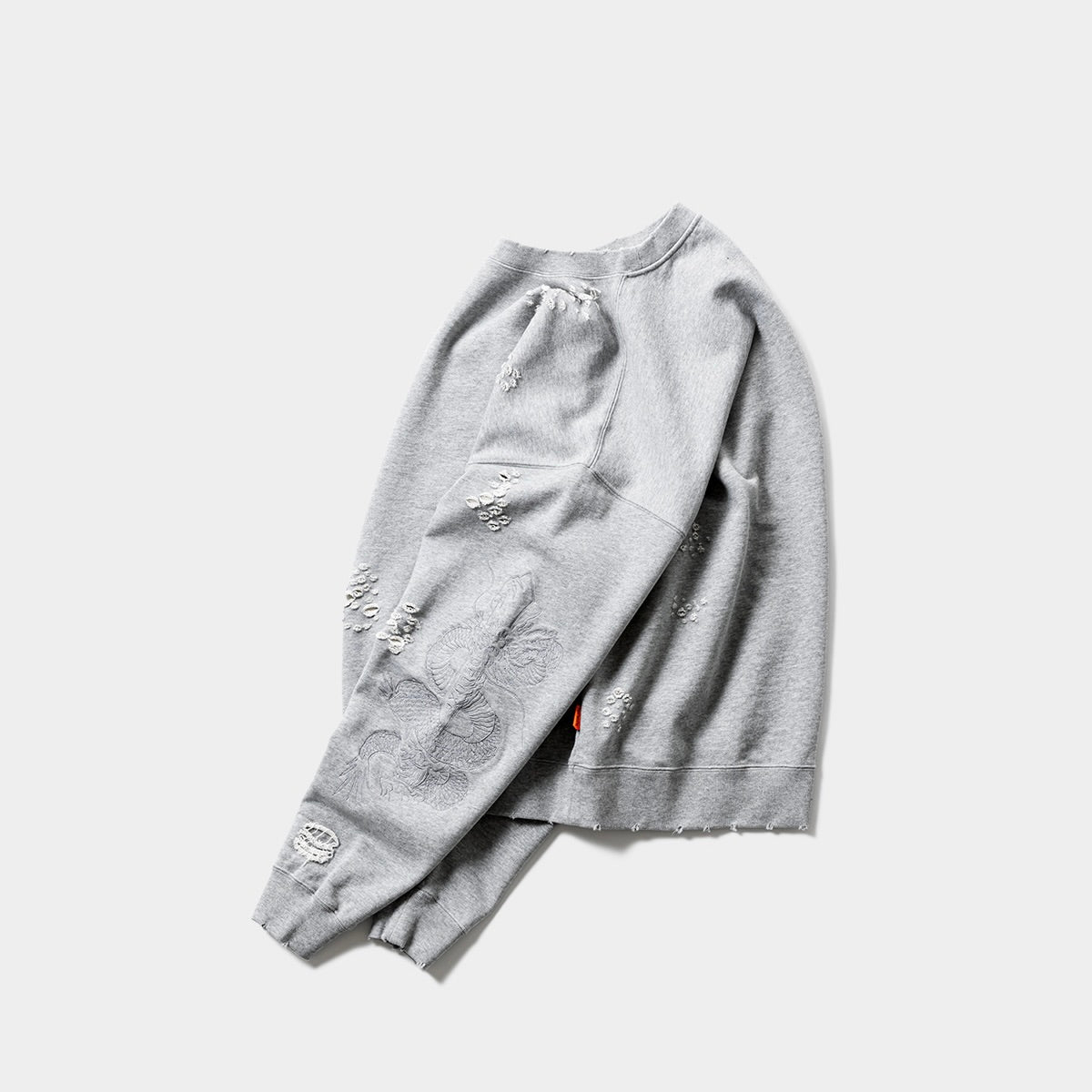 DAMAGE CREW SWEAT (TIGHTBOOTH x DELUXE) – TIME AFTER TIME