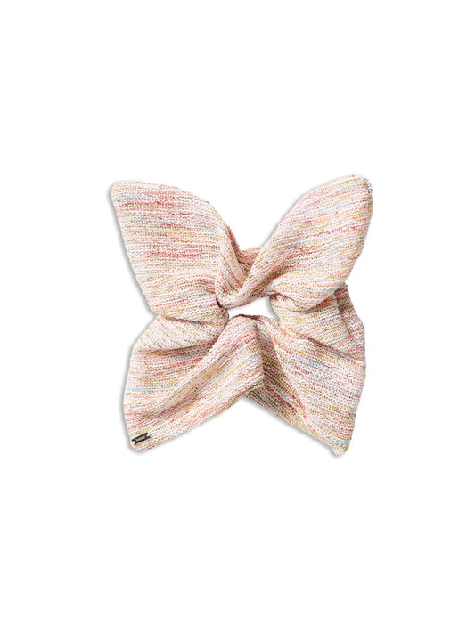 Multi-Color Tweed Scrunchie - Medium