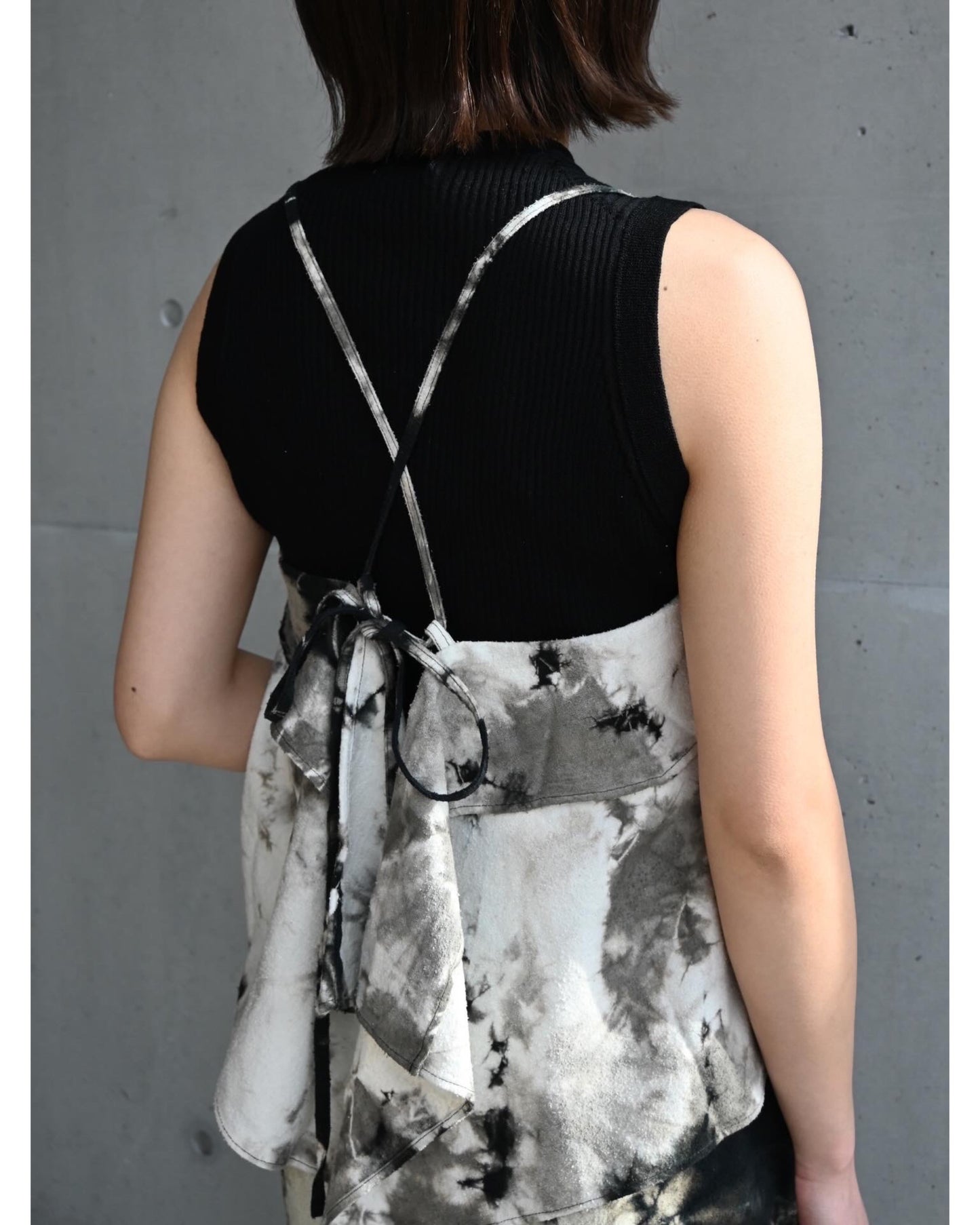 natural dye silk nep wrap camisole