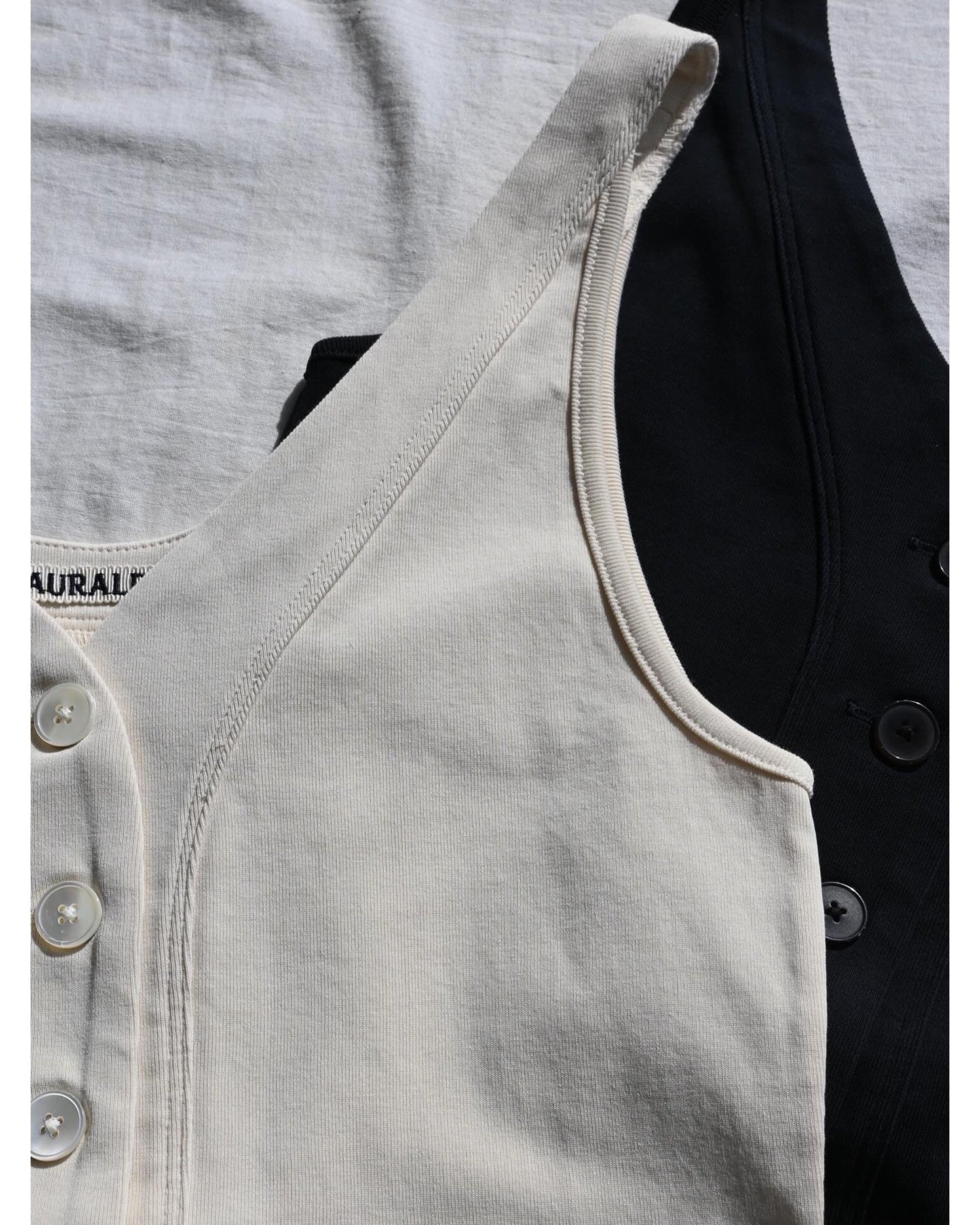 ORGANIC COTTON FINE RIB TANK