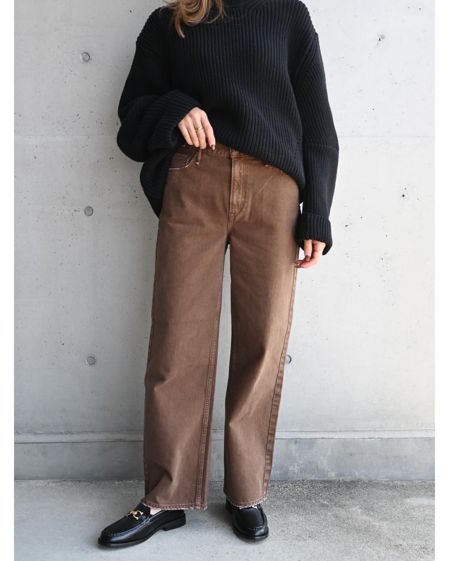 OVER FORM SLEEVE KNIT TOPS