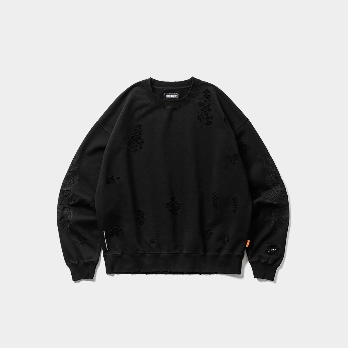 DAMAGE CREW SWEAT (TIGHTBOOTH x DELUXE)
