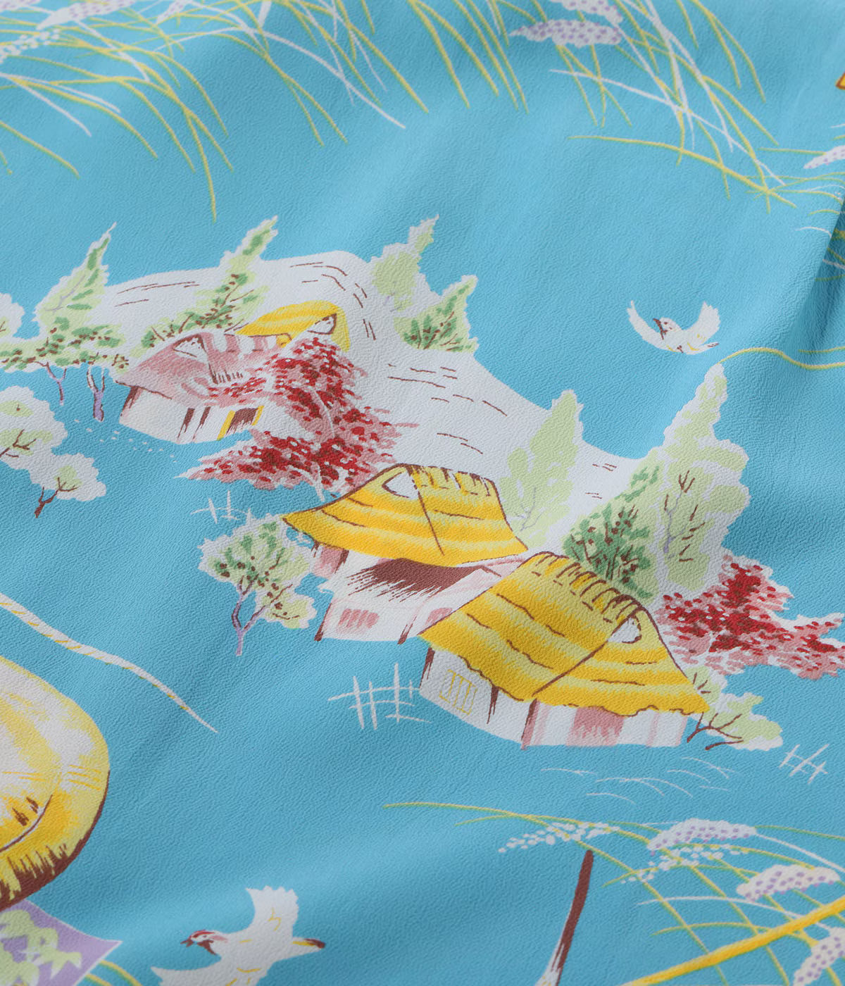RAYON HAWAIIAN SHIRT “SCARECROW” SS39623