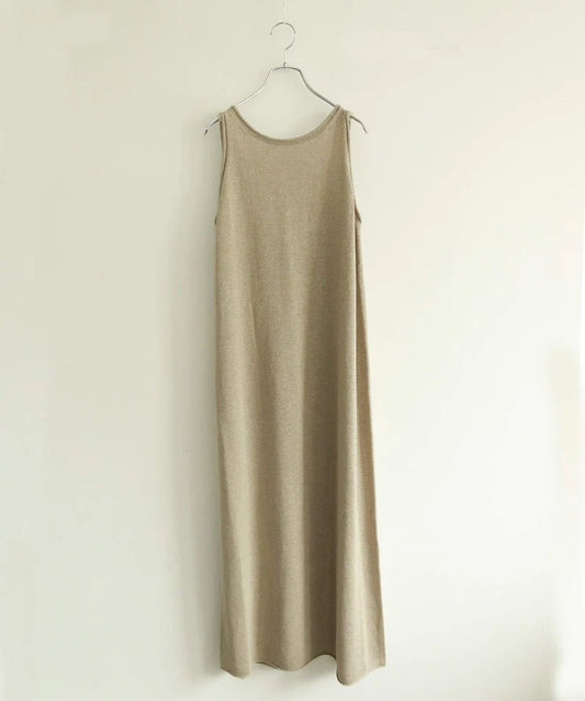 paper knit 2way dress