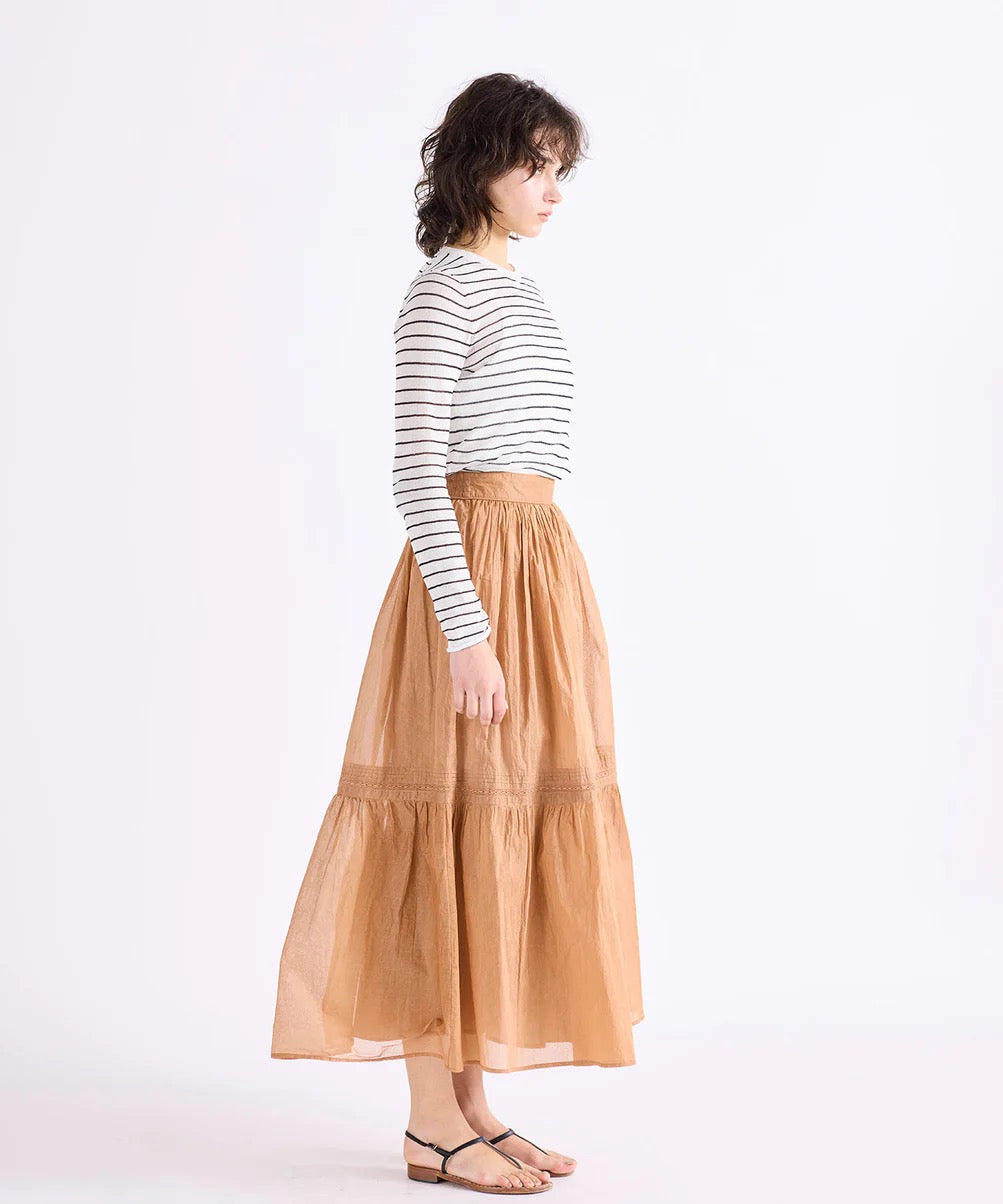 14G sheer paper knit