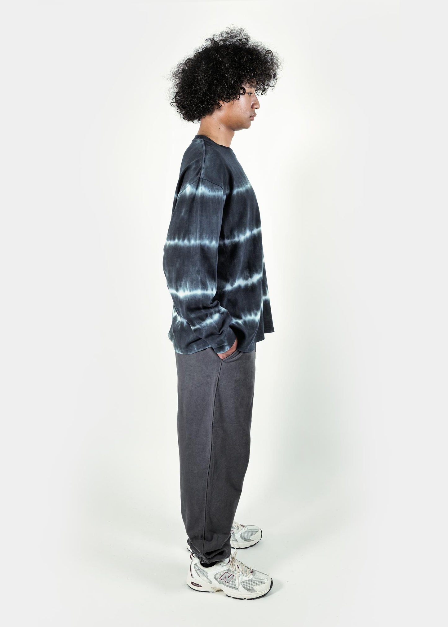Border Tie Dye L/S T-shirt