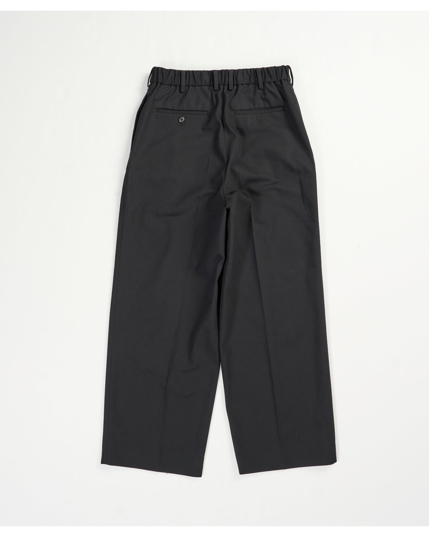 DOUBLE PLEATED TROUSERS BLACK