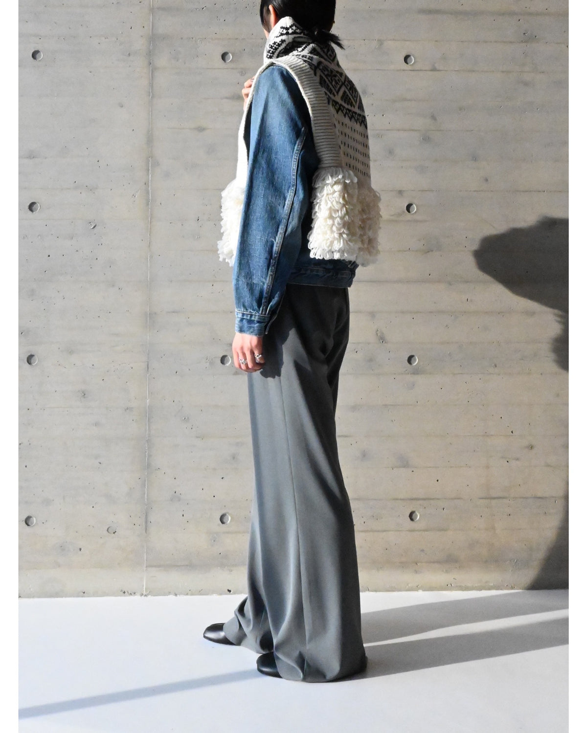 STRETCH WIDE LEG PANTS 13332