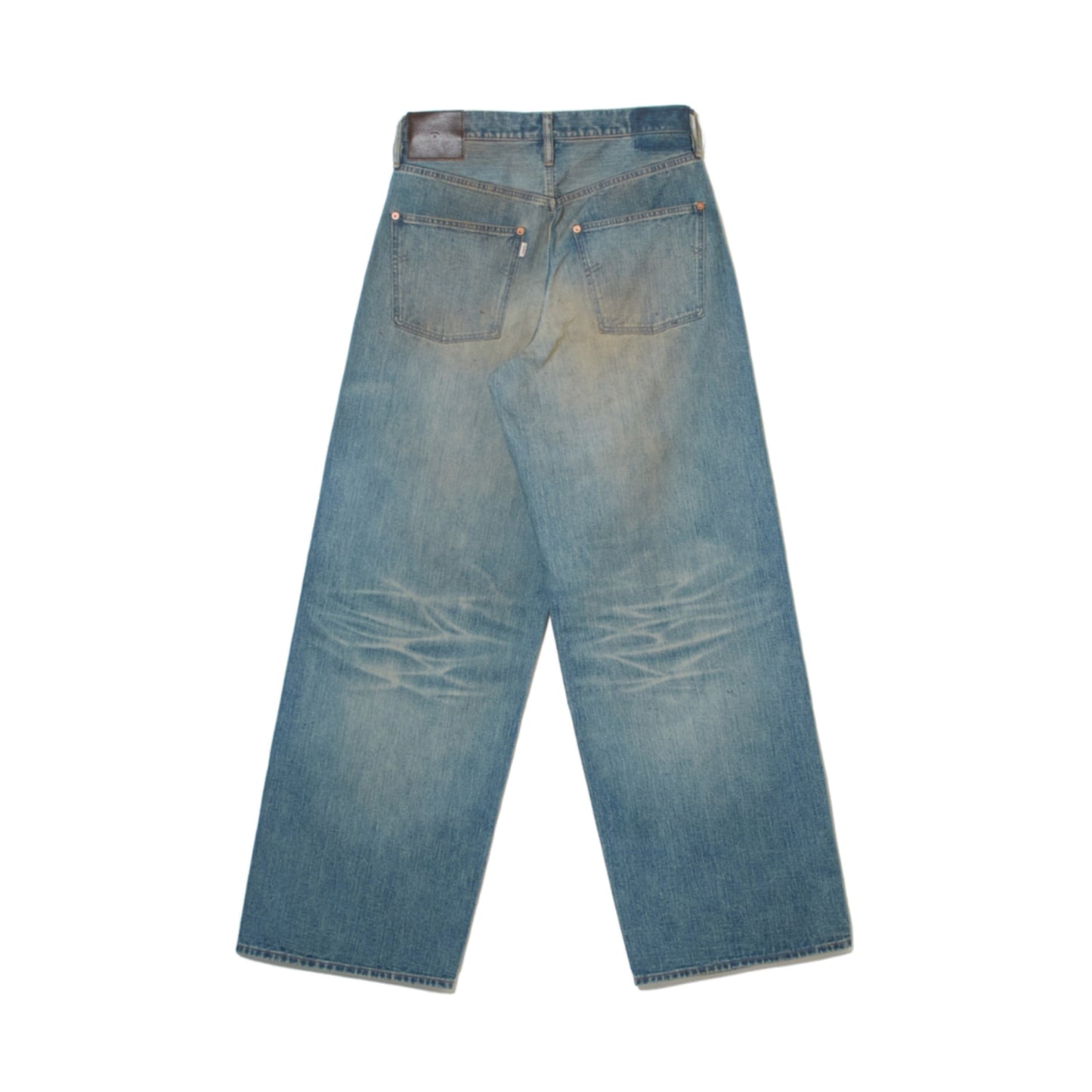 FADED MODERN DENIM PANTS WIDE CUT