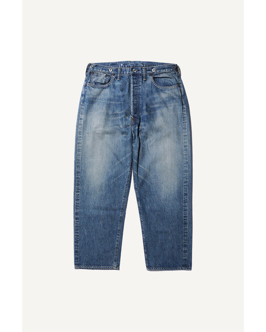 No.22 Washed Wide Denim Pants