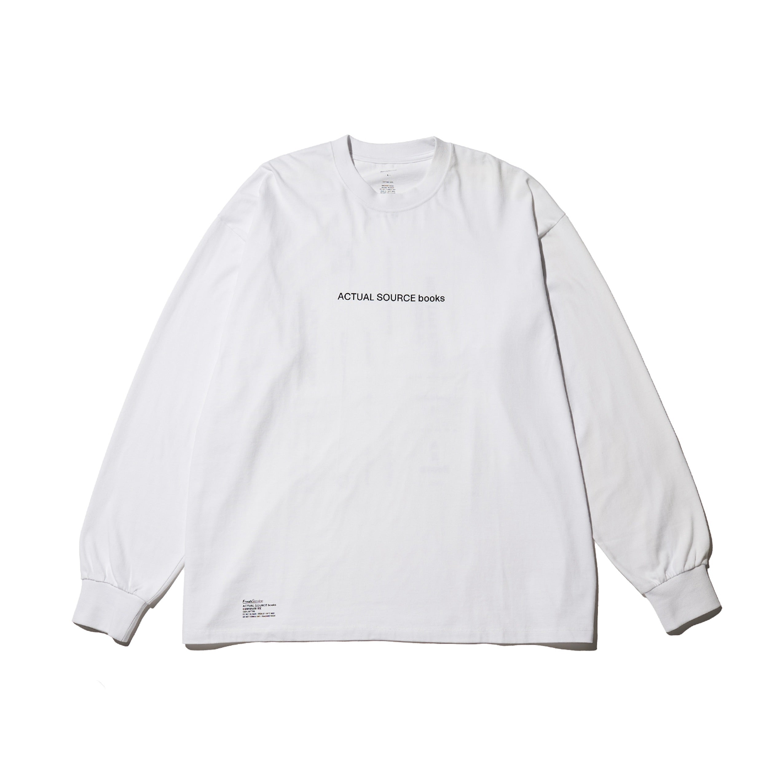 Actual Source × FreshService CORPORATE L/S TEE “BOOK STACK