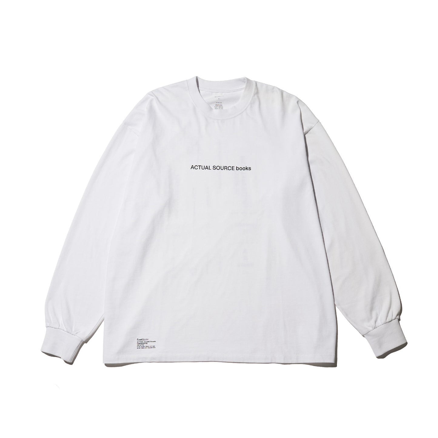 Actual Source × FreshService CORPORATE L/S TEE “BOOK STACK"
