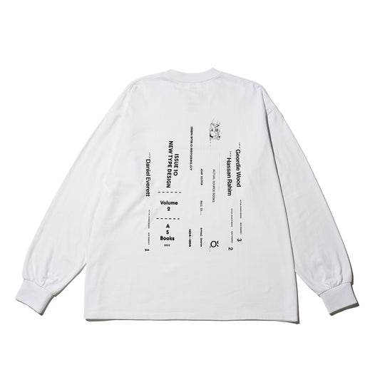 Actual Source × FreshService CORPORATE L/S TEE “BOOK STACK"