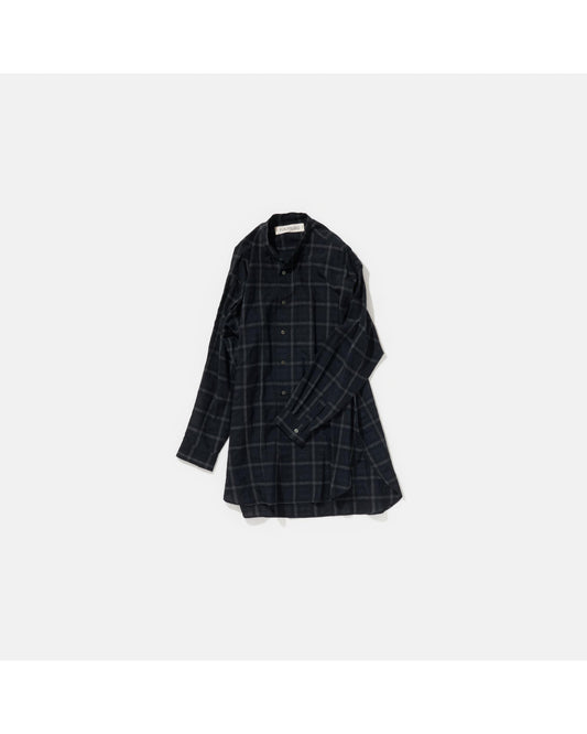 LONG SHIRT B  BLACK CHECK