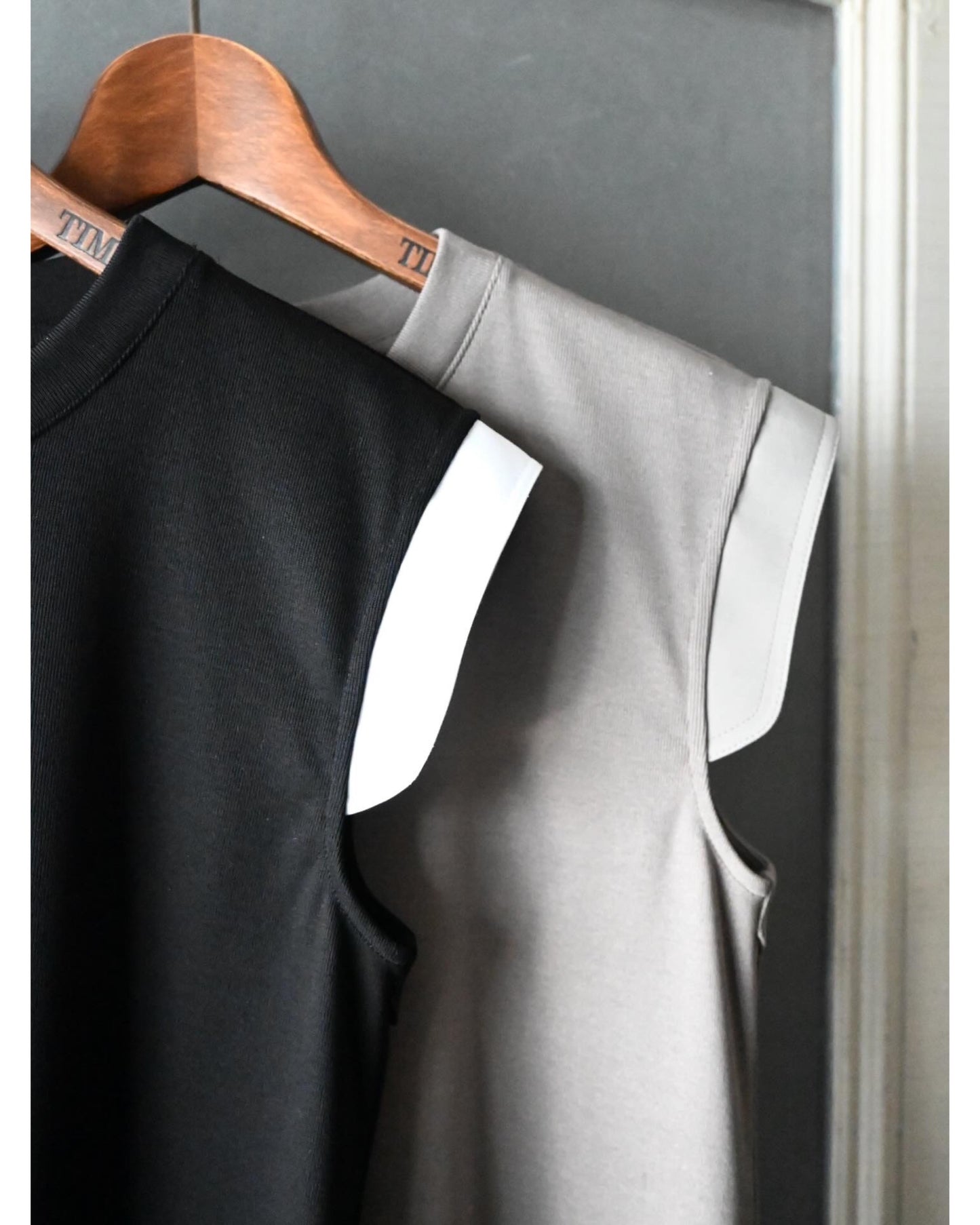 RERACS SHOULDER SWITCHING TANK TOP DRESS