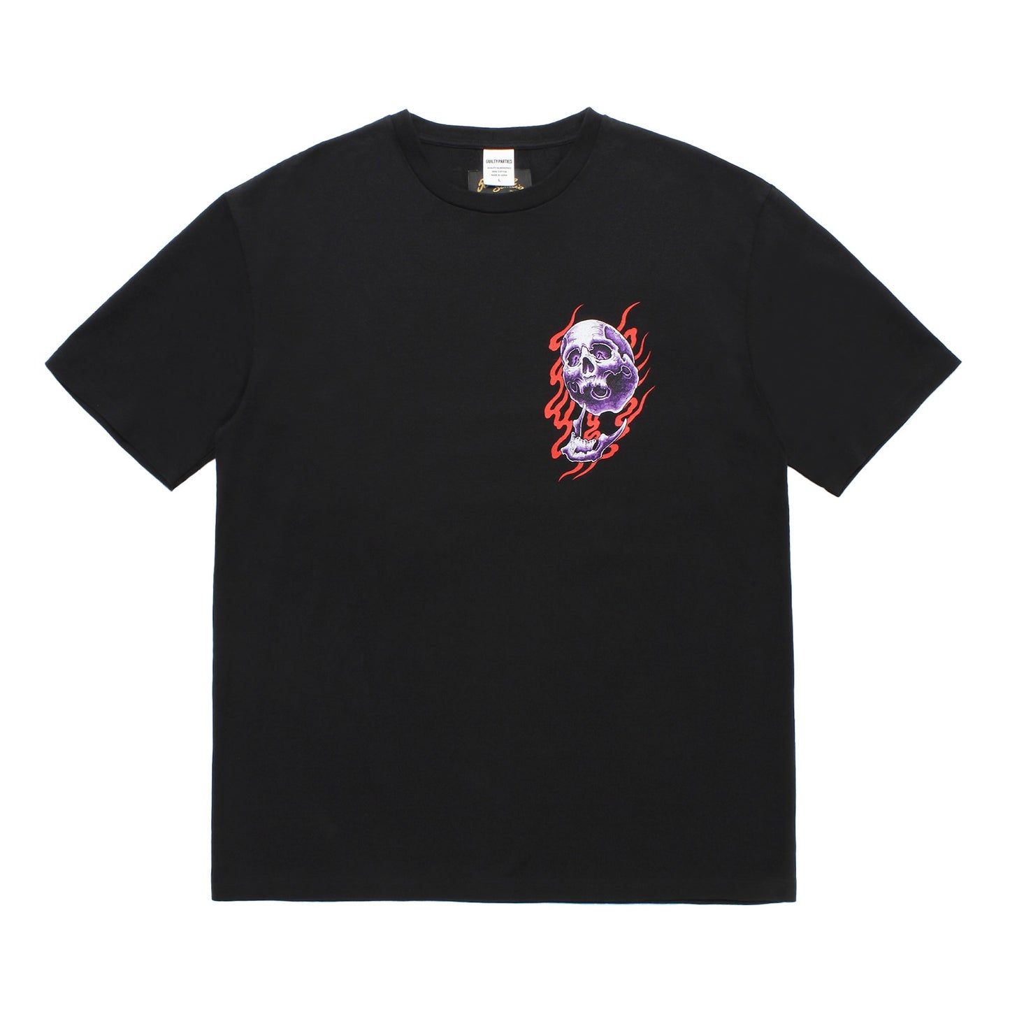 56 TATTOO STUDIO / WASHED HEAVY WEIGHT CREW NECK T-SHIRT