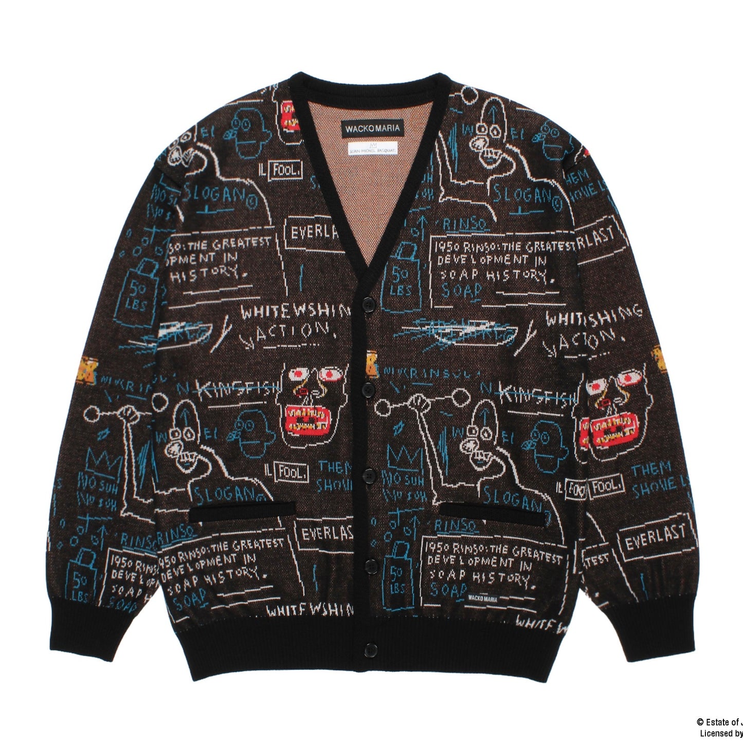 JEAN-MICHEL BASQUIAT / CARDIGAN ( TYPE-1 )
