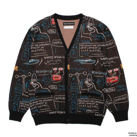 JEAN-MICHEL BASQUIAT / CARDIGAN ( TYPE-1 )