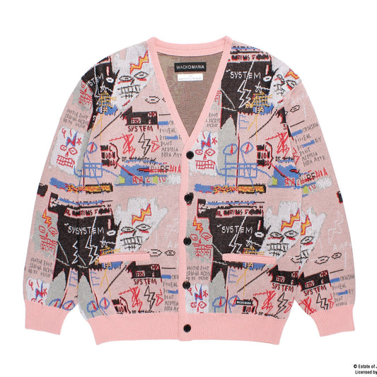JEAN-MICHEL BASQUIAT / CARDIGAN ( TYPE-3 )