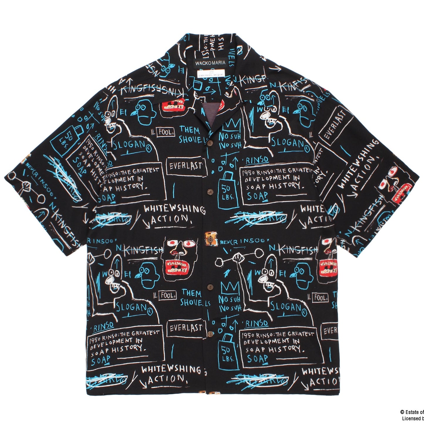 JEAN-MICHEL BASQUIAT / S/S HAWAIIAN SHIRT ( TYPE-1 )