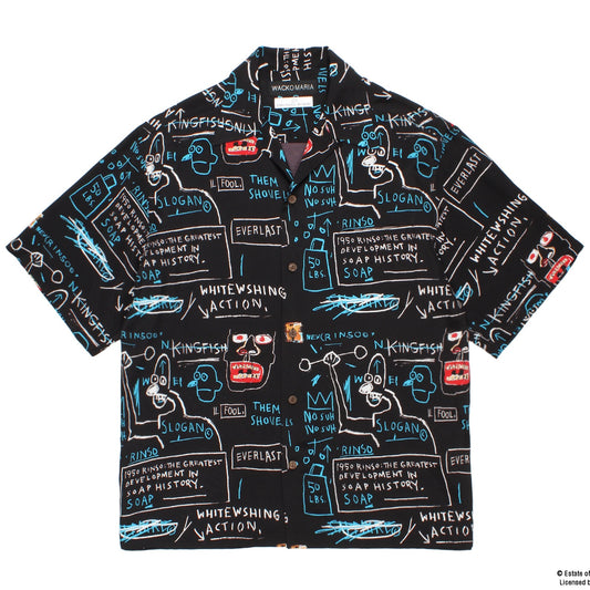 JEAN-MICHEL BASQUIAT / S/S HAWAIIAN SHIRT ( TYPE-1 )