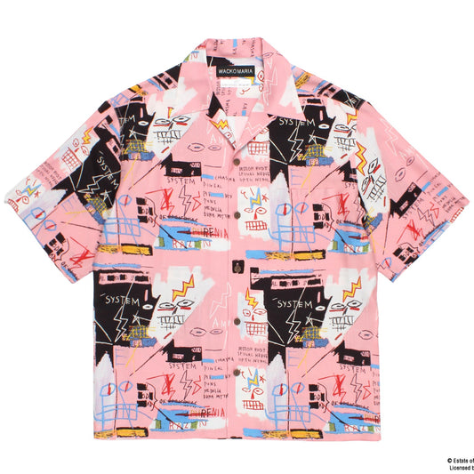 JEAN-MICHEL BASQUIAT / S/S HAWAIIAN SHIRT ( TYPE-3 )