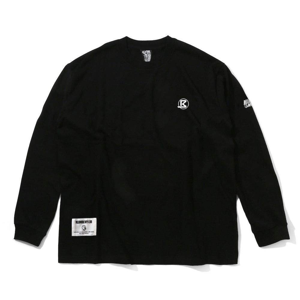 EMBROIDERED LOGO COTTON L/S T-SHIRT_B